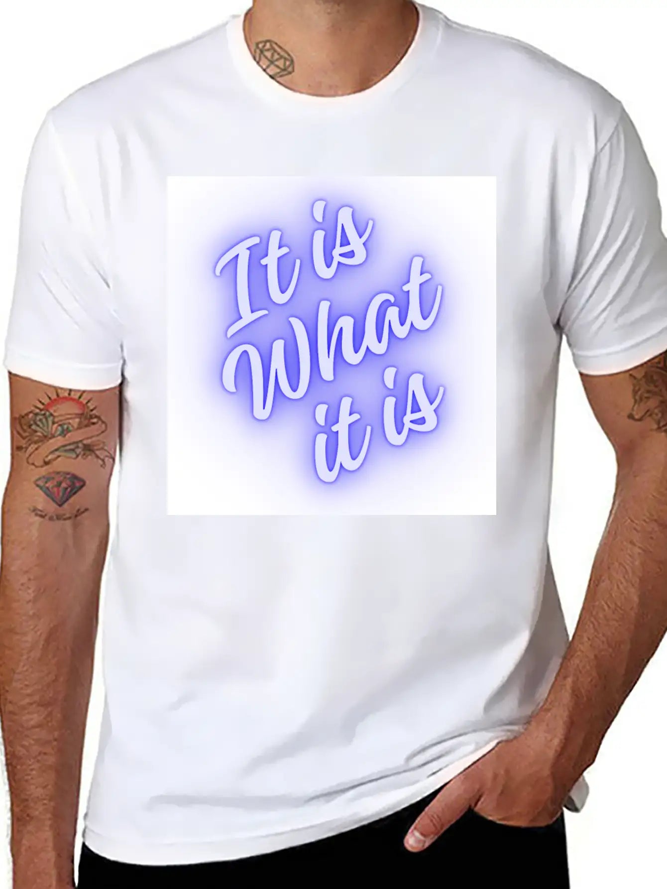 What It Is Unisex Short Sleeve Soft Cotton T-Shirt – Casual Everyday Wear