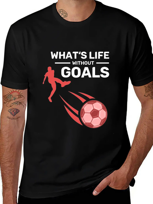 What S Life Without Goals 2 Comfortable Minimalist Graphic Tee – Summer Style Essential