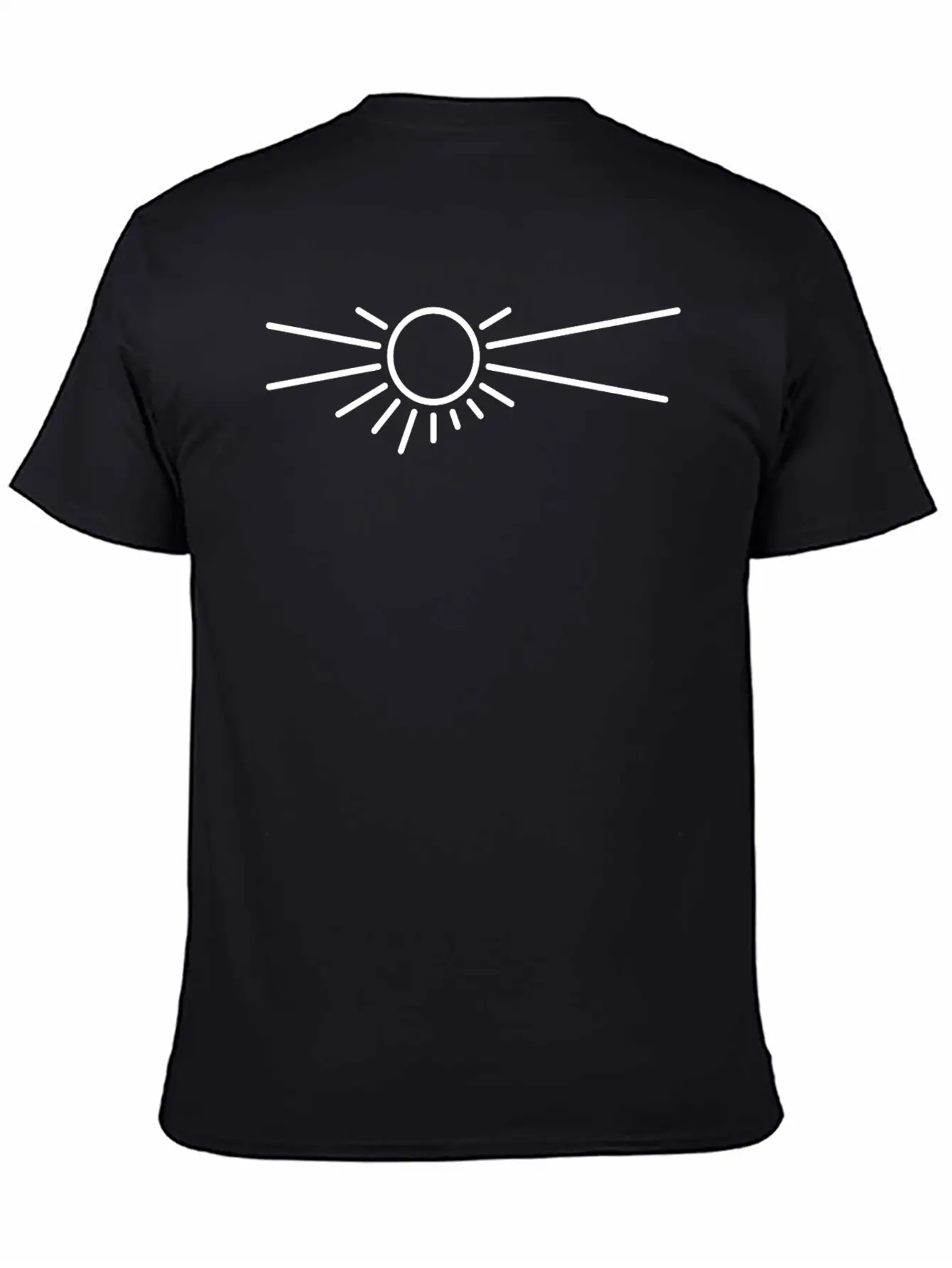 White Desert Sun Unisex Short Sleeve Soft Cotton T-Shirt – Casual Everyday Wear