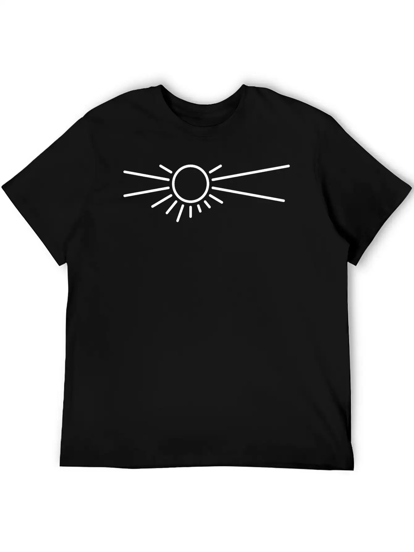 White Desert Sun Unisex Short Sleeve Soft Cotton T-Shirt – Casual Everyday Wear
