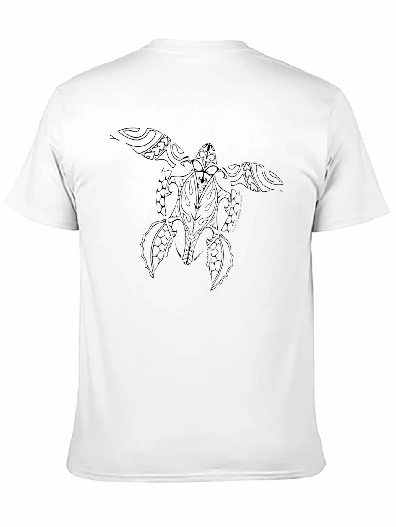 White Island Warrior Tribal Turtle Comfortable Minimalist Graphic Tee – Summer Style Essential