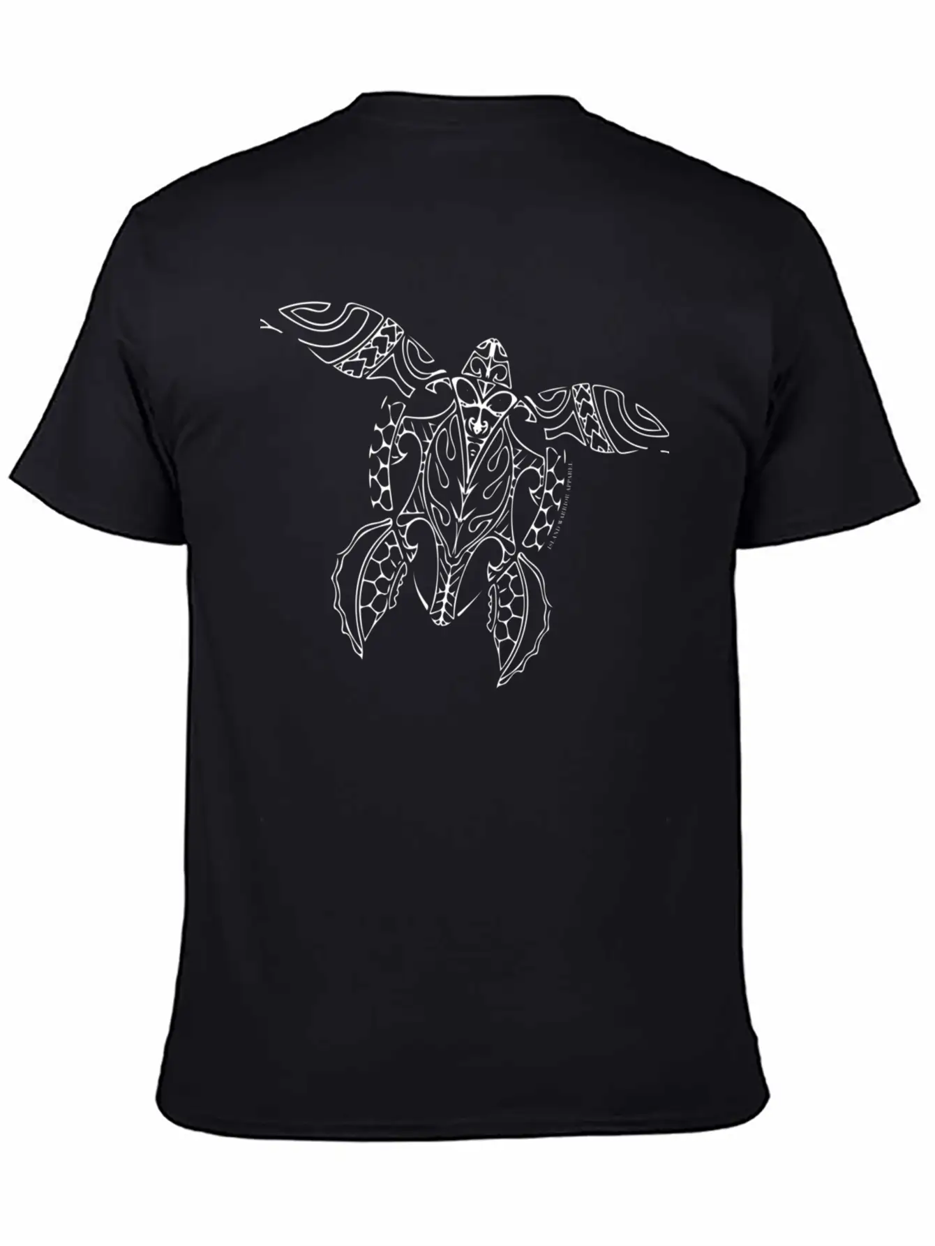 White Island Warrior Tribal Turtle Comfortable Minimalist Graphic Tee – Summer Style Essential