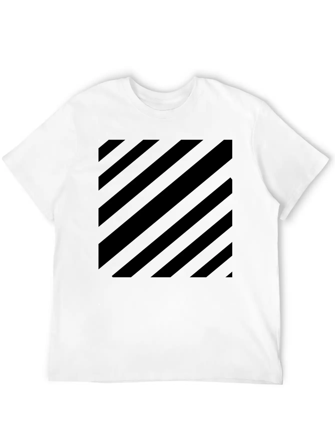 White Lines Design Essential Unisex Summer Tee – Soft Cotton Casual Fit
