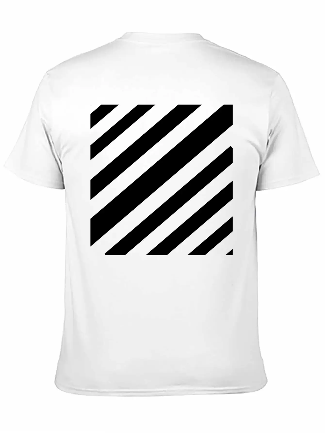 White Lines Design Essential Unisex Summer Tee – Soft Cotton Casual Fit