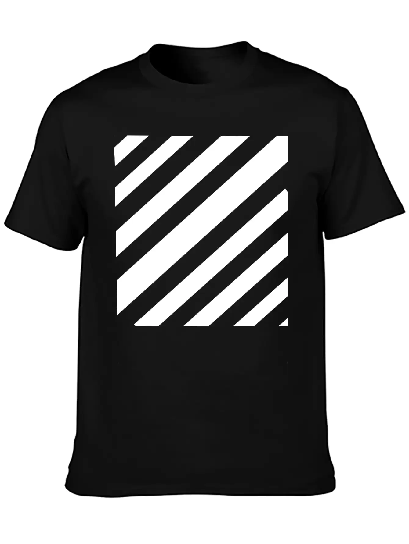 White Lines Design Essential Unisex Summer Tee – Soft Cotton Casual Fit
