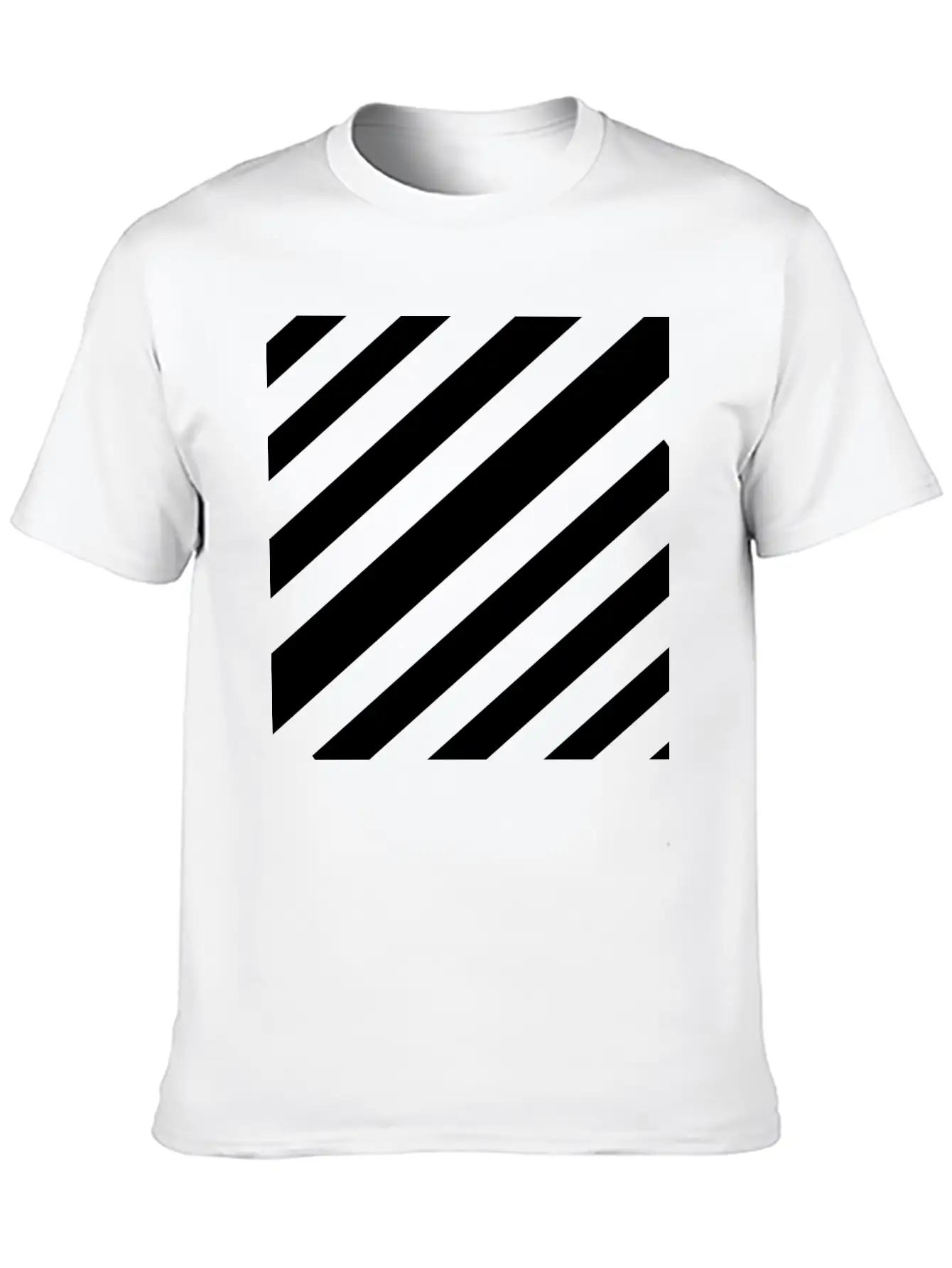 White Lines Design Essential Unisex Summer Tee – Soft Cotton Casual Fit