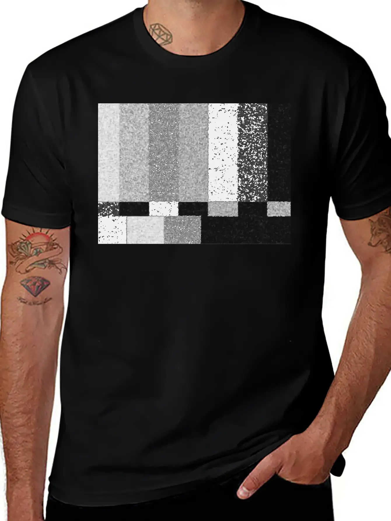 White Noise Comfortable Minimalist Graphic Tee – Summer Style Essential