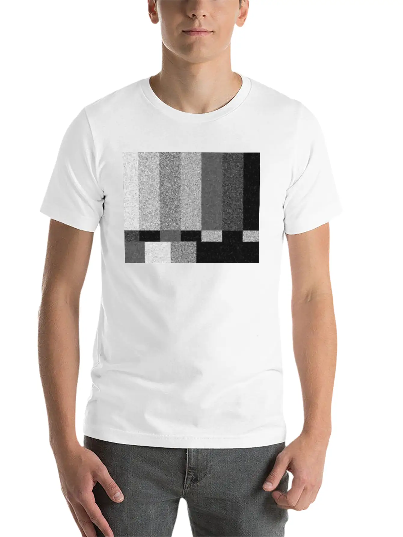 White Noise Comfortable Minimalist Graphic Tee – Summer Style Essential