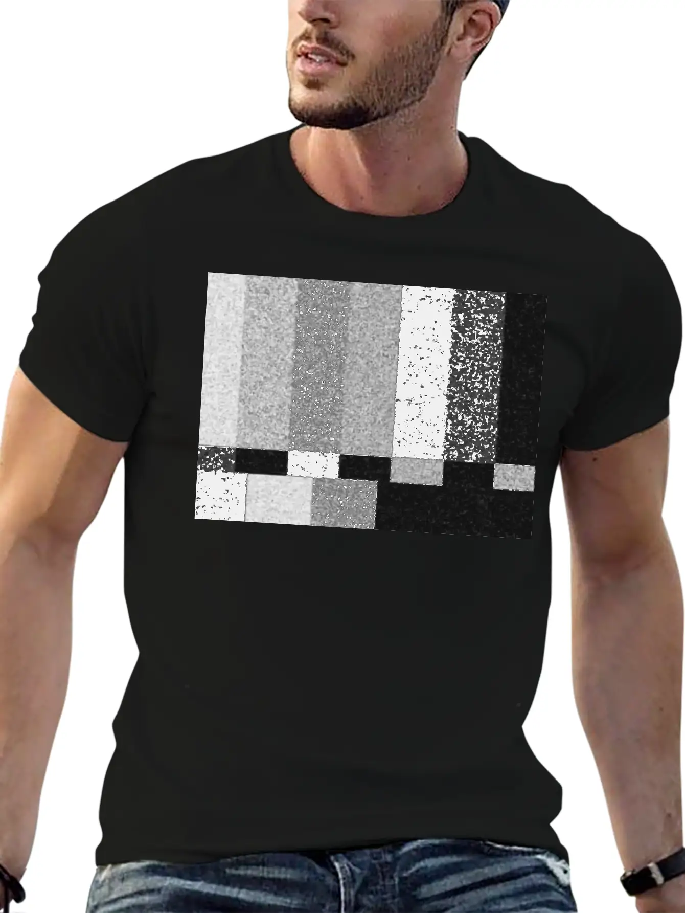 White Noise Comfortable Minimalist Graphic Tee – Summer Style Essential