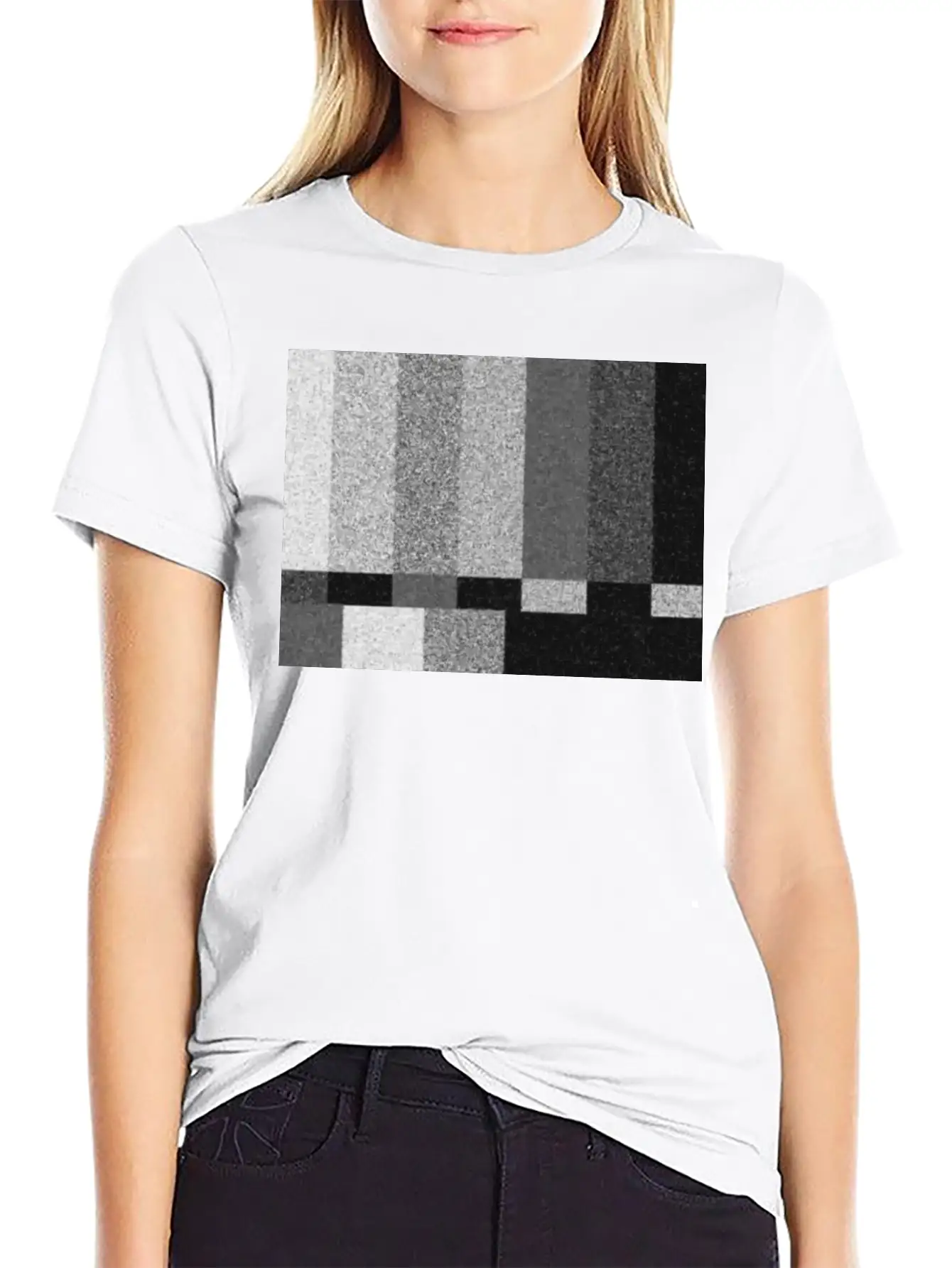 White Noise Comfortable Minimalist Graphic Tee – Summer Style Essential