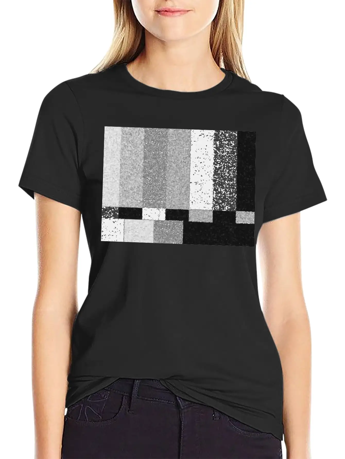 White Noise Comfortable Minimalist Graphic Tee – Summer Style Essential
