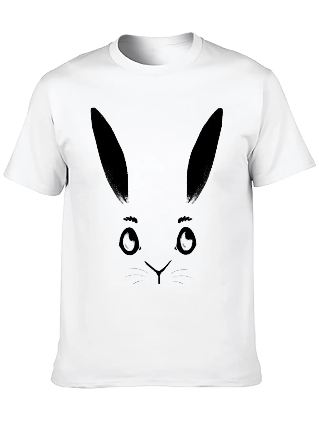 White Rabbit Unisex Short Sleeve Soft Cotton T-Shirt – Casual Everyday Wear