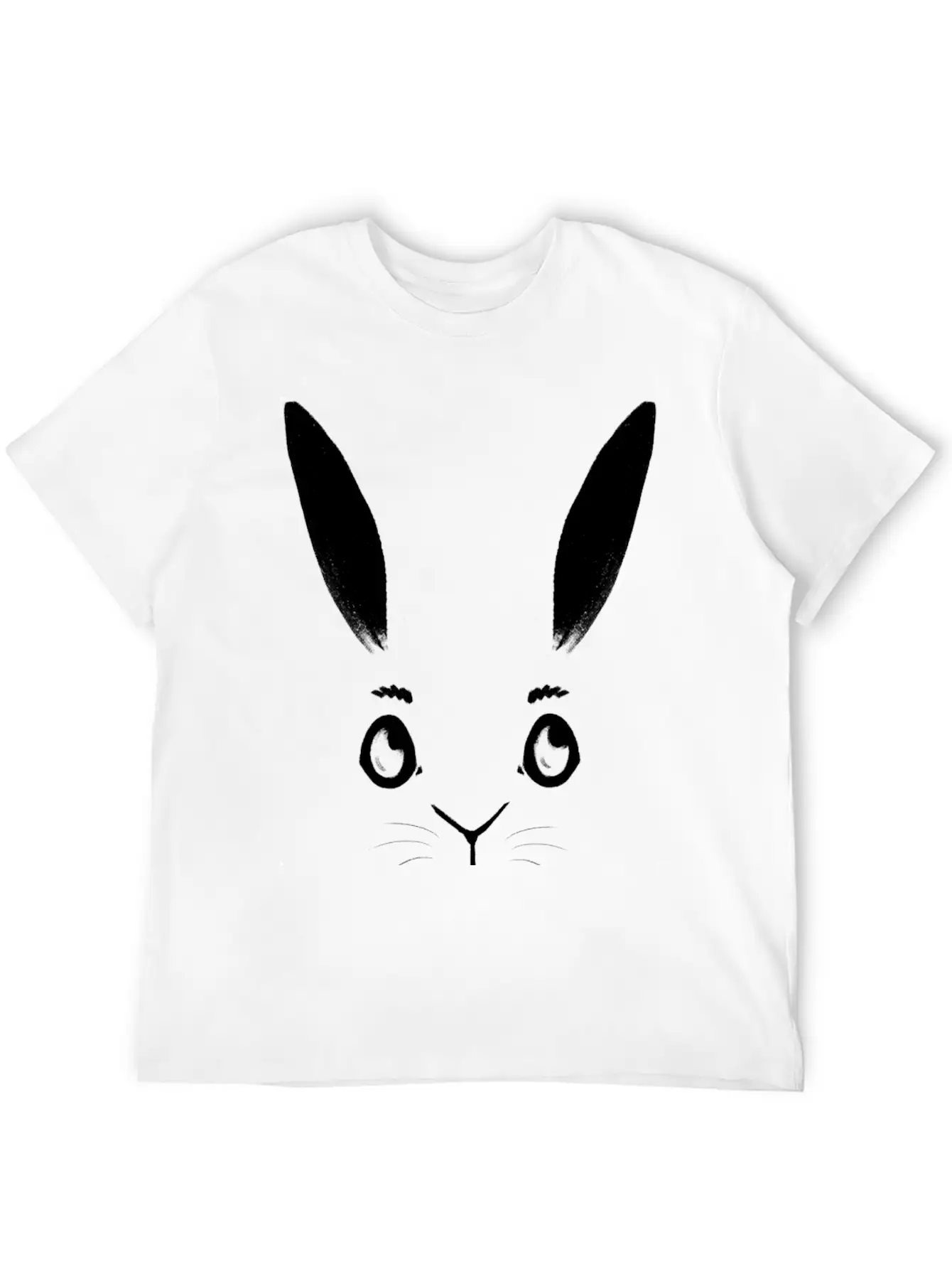 White Rabbit Unisex Short Sleeve Soft Cotton T-Shirt – Casual Everyday Wear