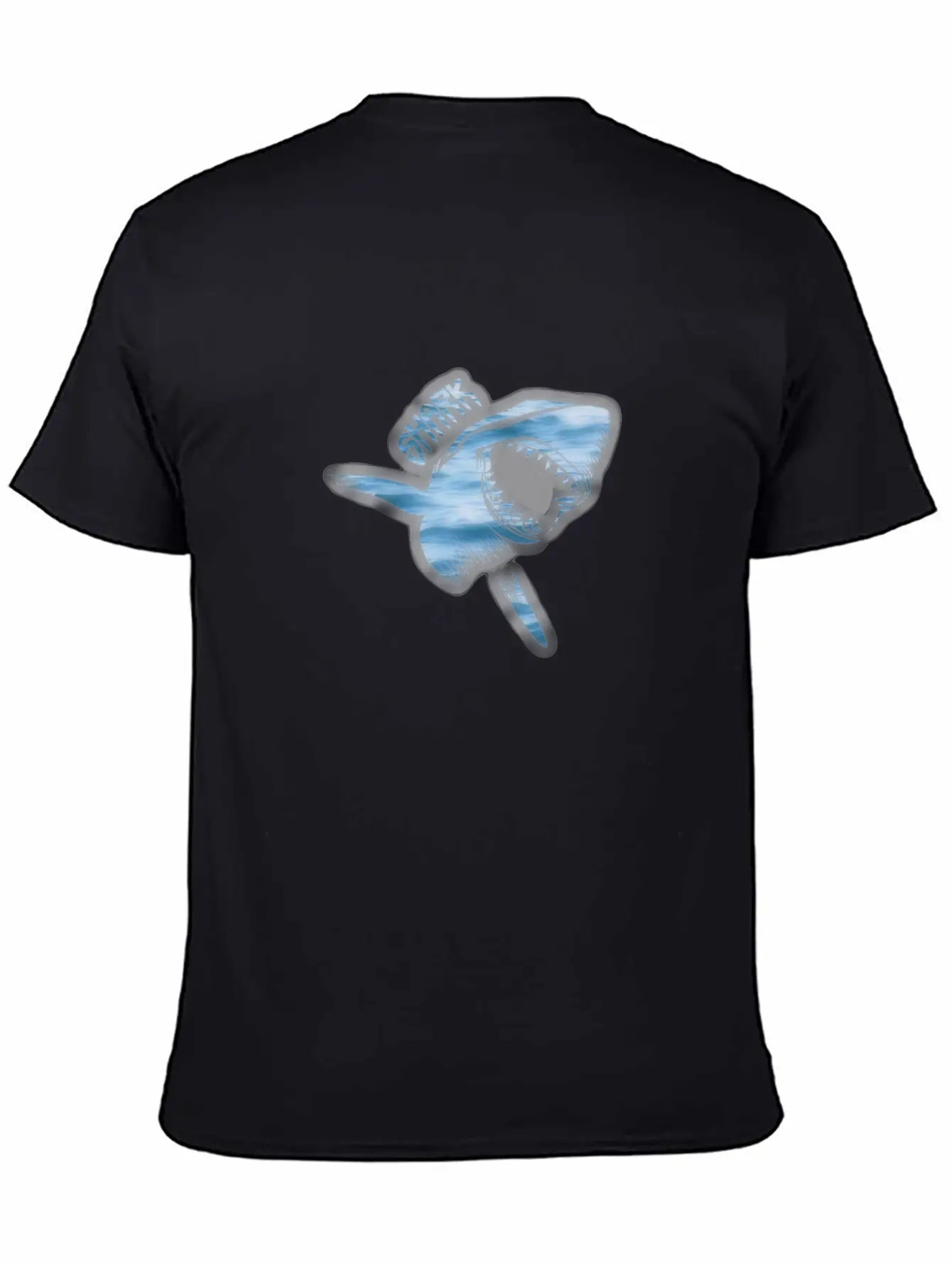 White Shark Unisex Short Sleeve Soft Cotton T-Shirt – Casual Everyday Wear