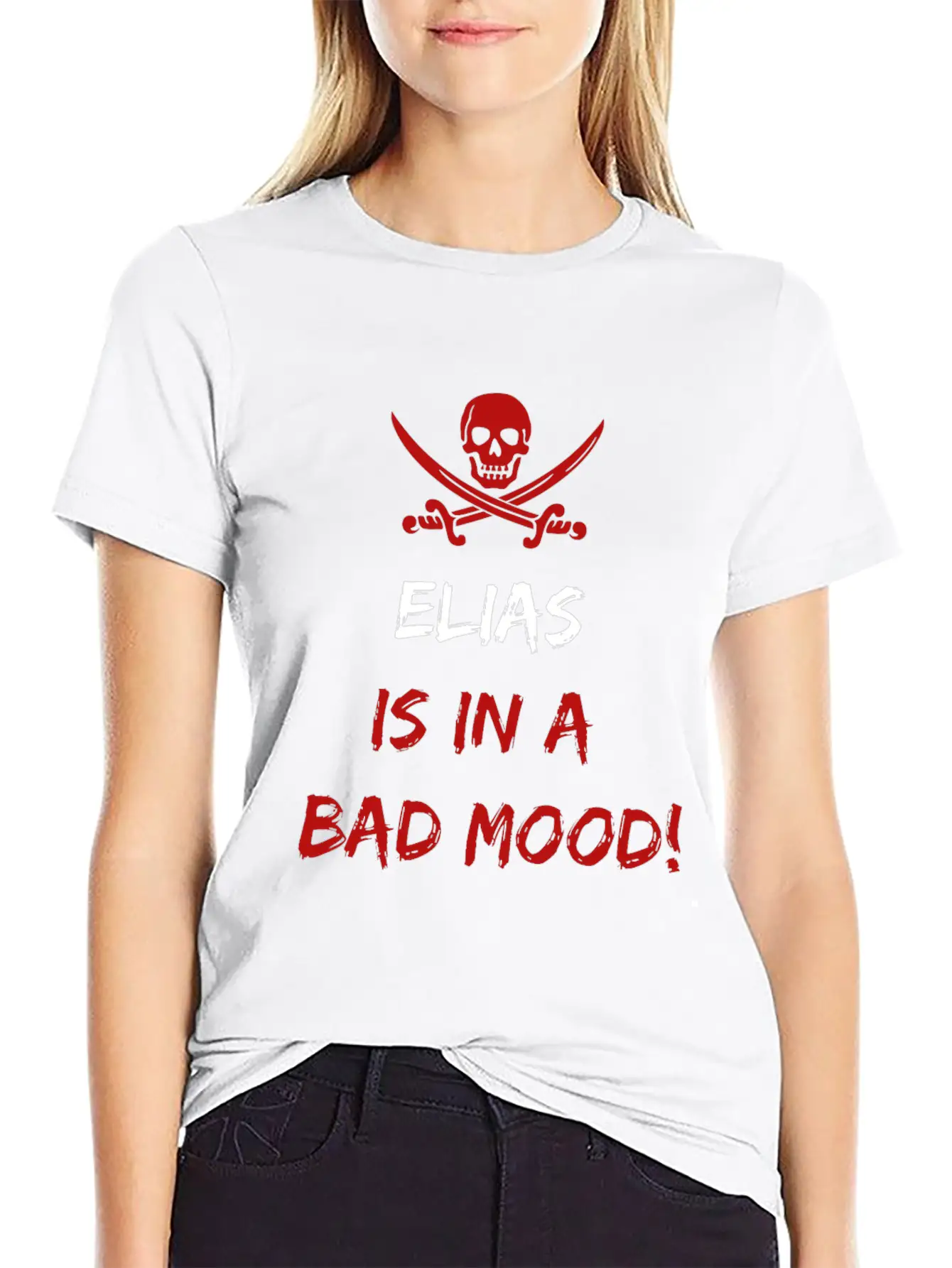 Who Is In A Bad Mood Elias Timeless Short Sleeve Tee – Comfy And Minimalist Design