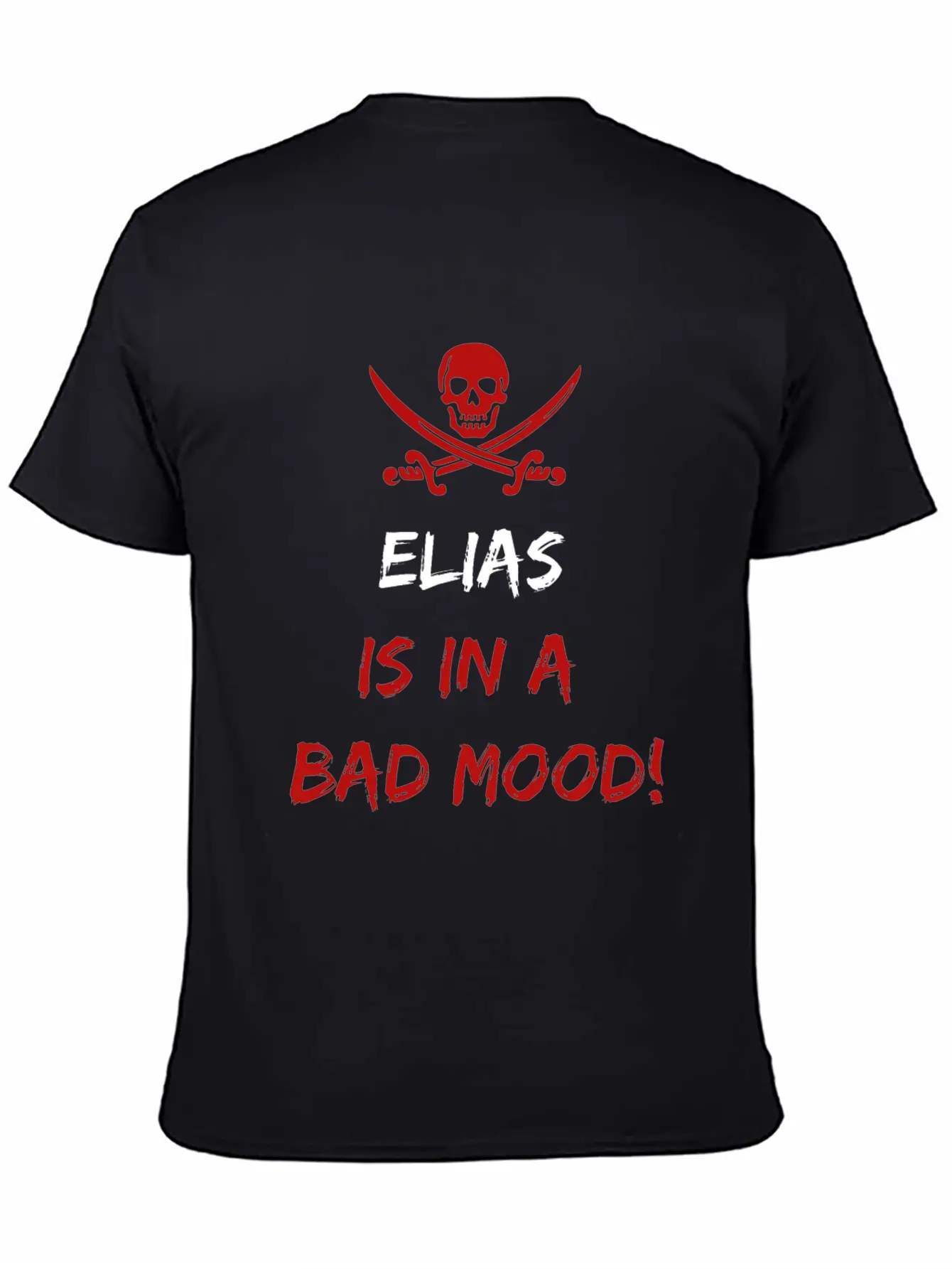 Who Is In A Bad Mood Elias Timeless Short Sleeve Tee – Comfy And Minimalist Design