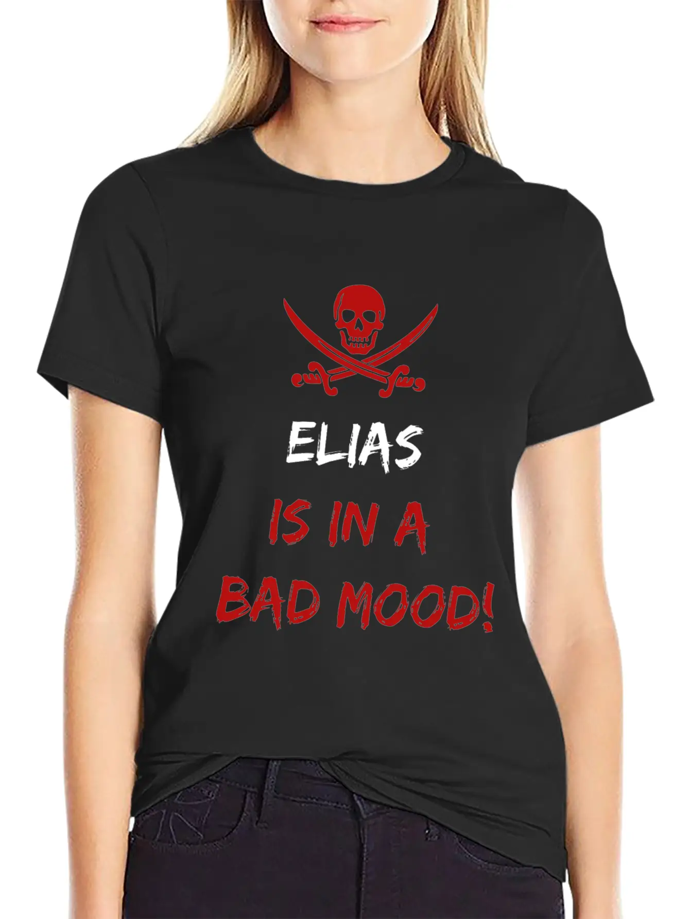 Who Is In A Bad Mood Elias Timeless Short Sleeve Tee – Comfy And Minimalist Design