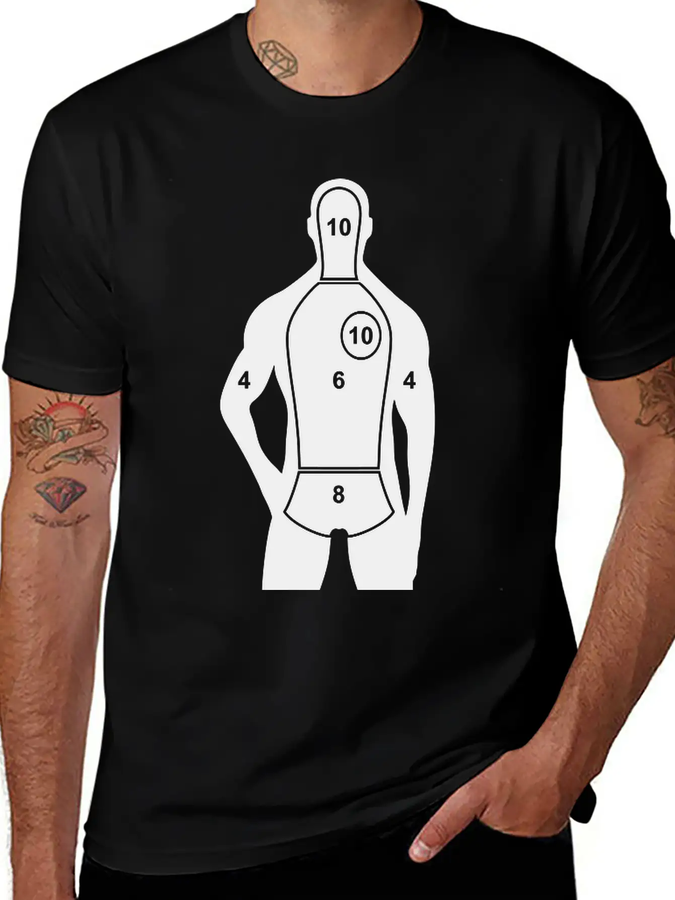WHY AM I A TARGET Unisex Short Sleeve Soft Cotton T-Shirt – Casual Everyday Wear