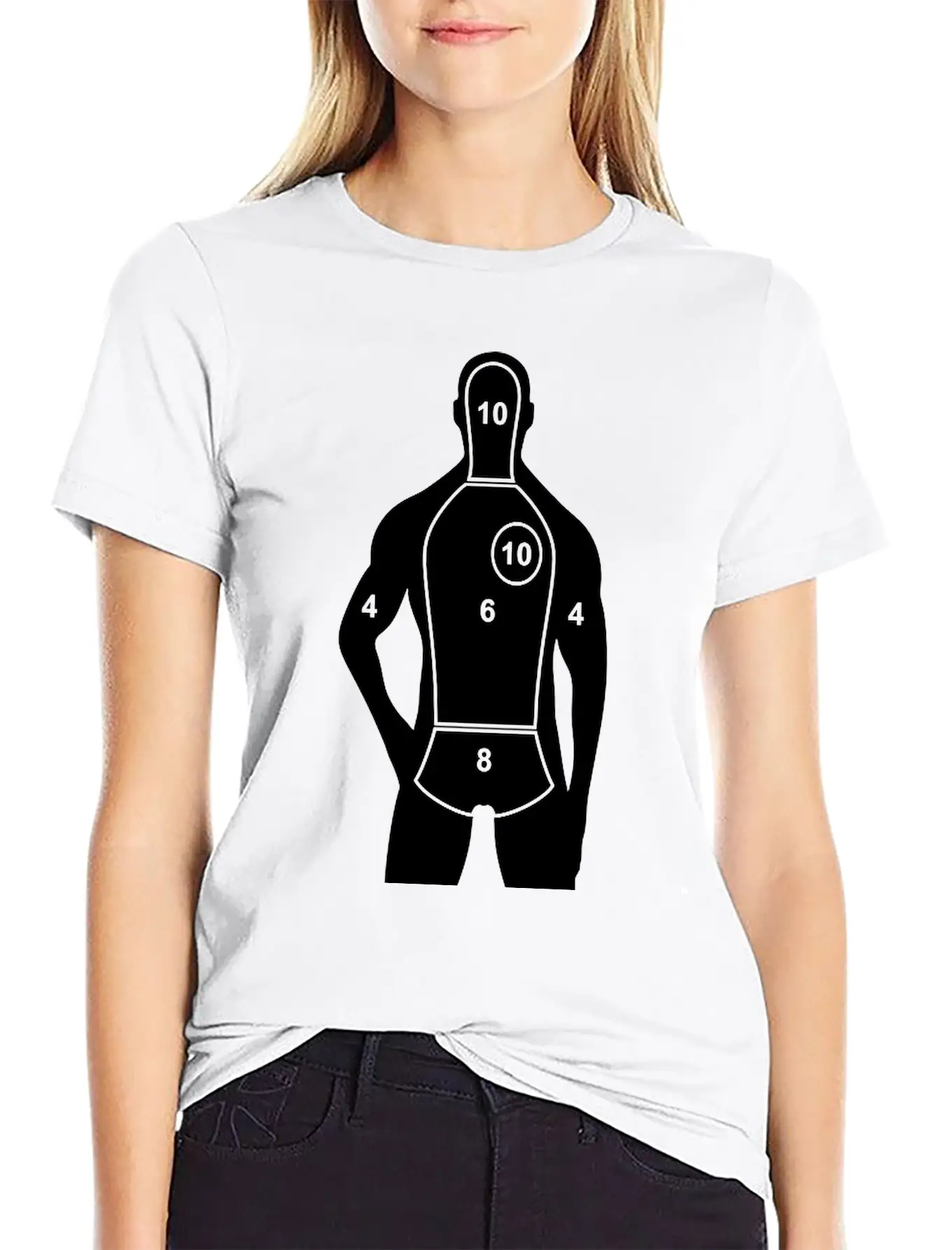 WHY AM I A TARGET Unisex Short Sleeve Soft Cotton T-Shirt – Casual Everyday Wear