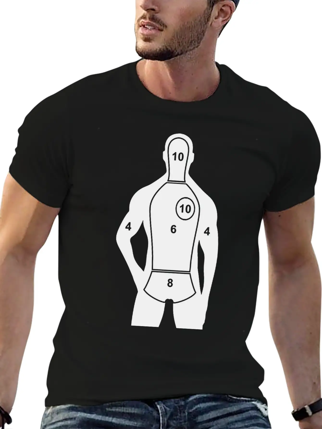 WHY AM I A TARGET Unisex Short Sleeve Soft Cotton T-Shirt – Casual Everyday Wear