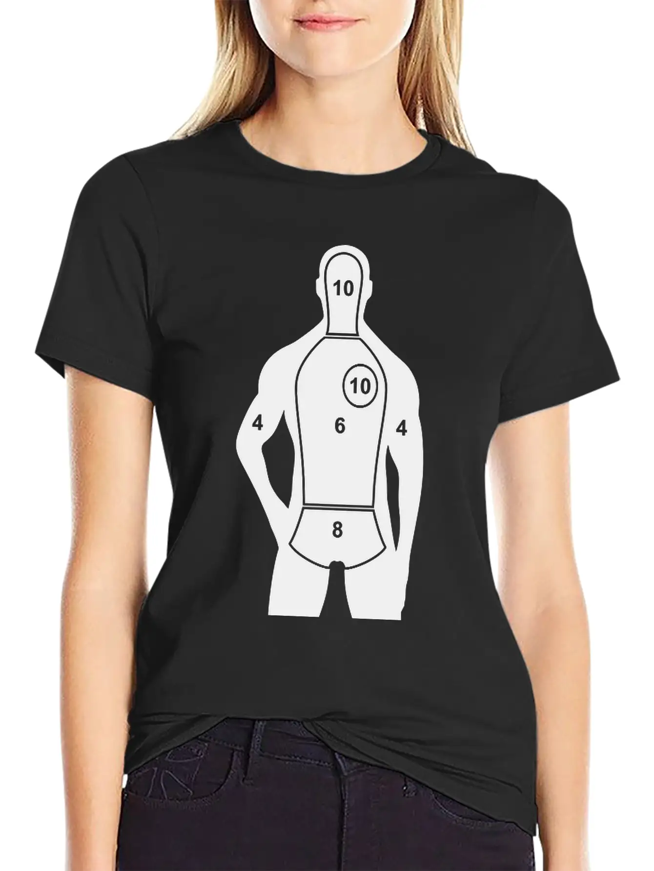 WHY AM I A TARGET Unisex Short Sleeve Soft Cotton T-Shirt – Casual Everyday Wear