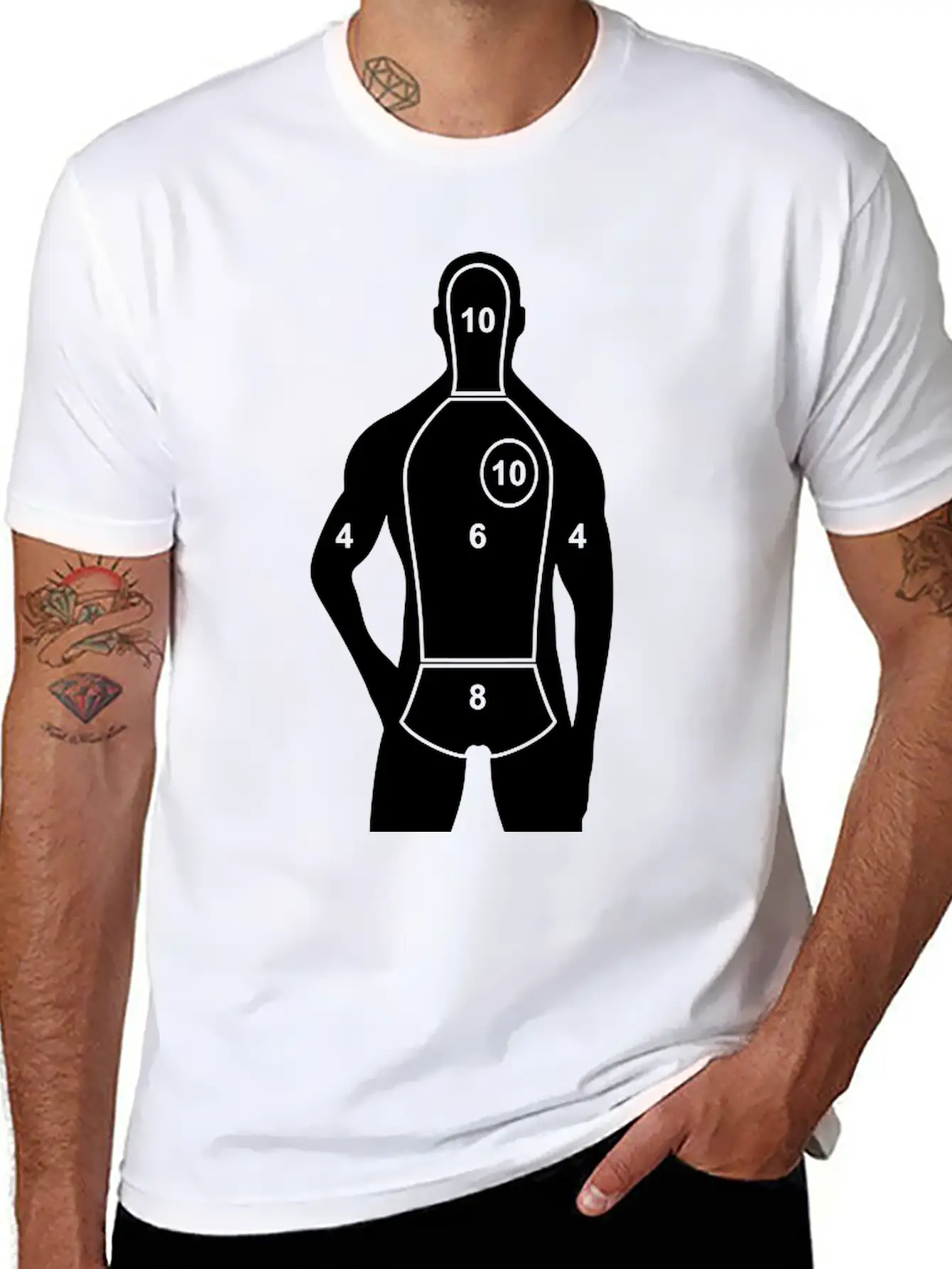 WHY AM I A TARGET Unisex Short Sleeve Soft Cotton T-Shirt – Casual Everyday Wear