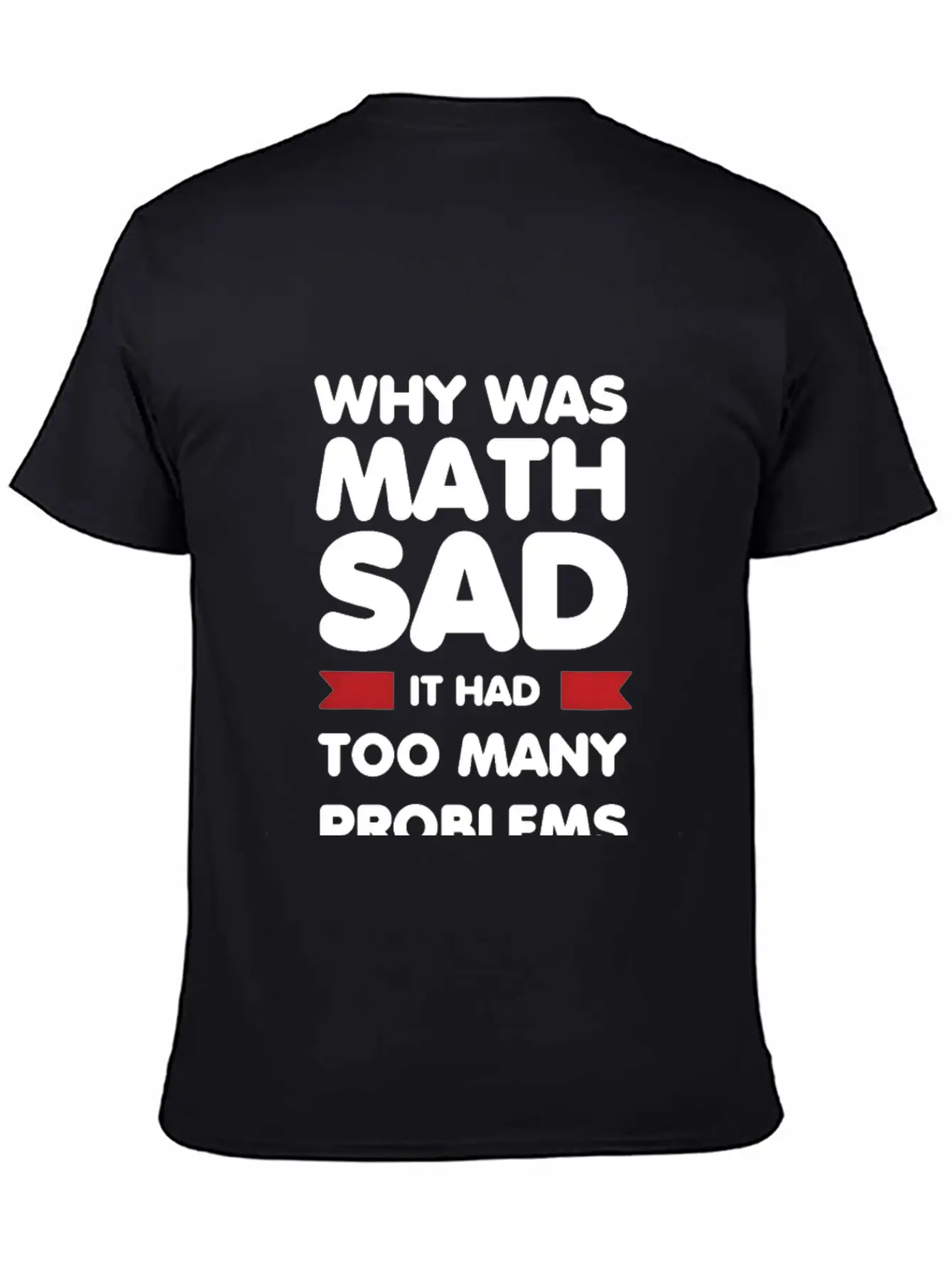 Why Was Math Sad Stylish Everyday T-Shirt – Unisex Basic Cotton Tee