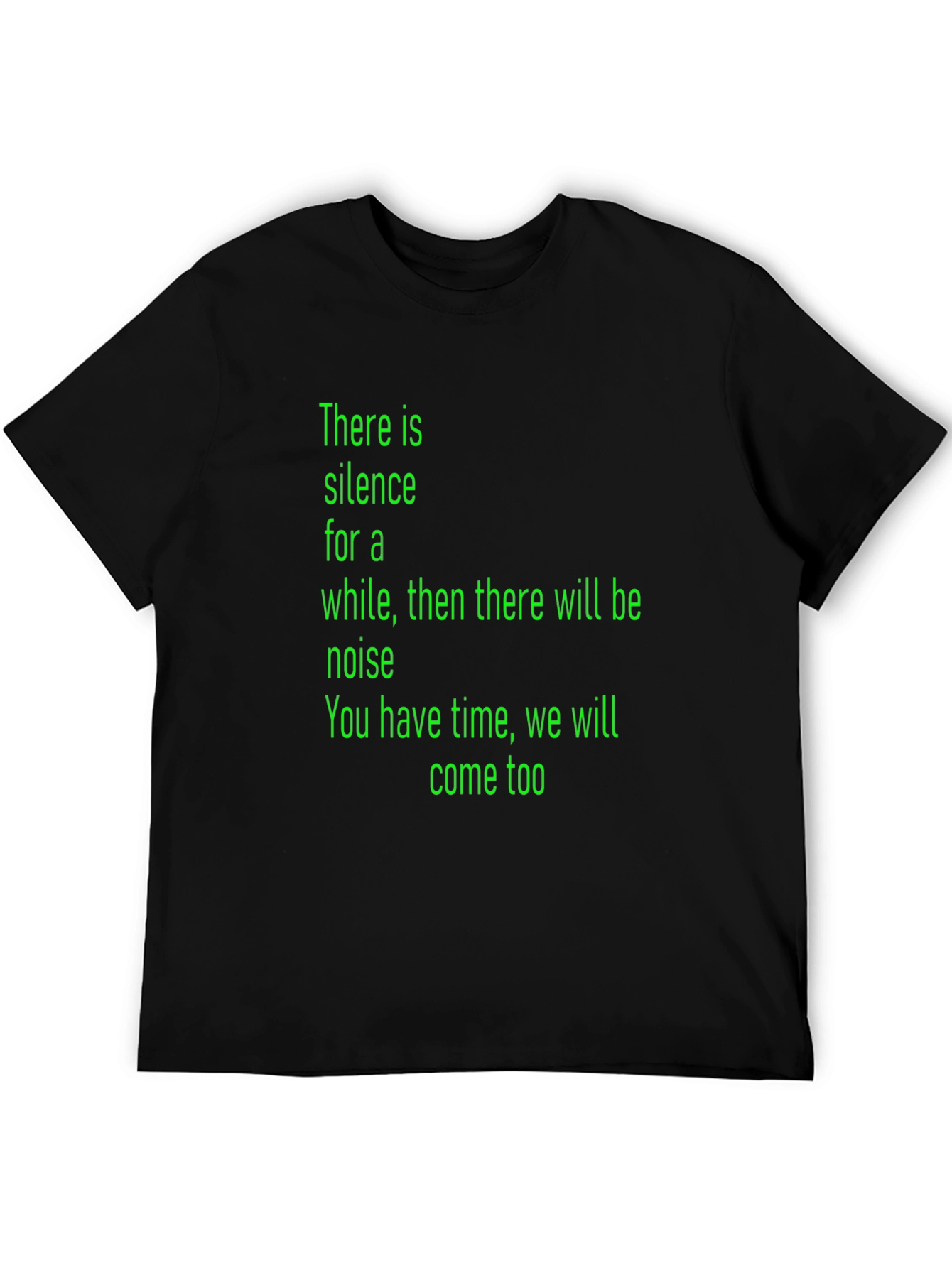 Silence & Noise Graphic Tee - Black