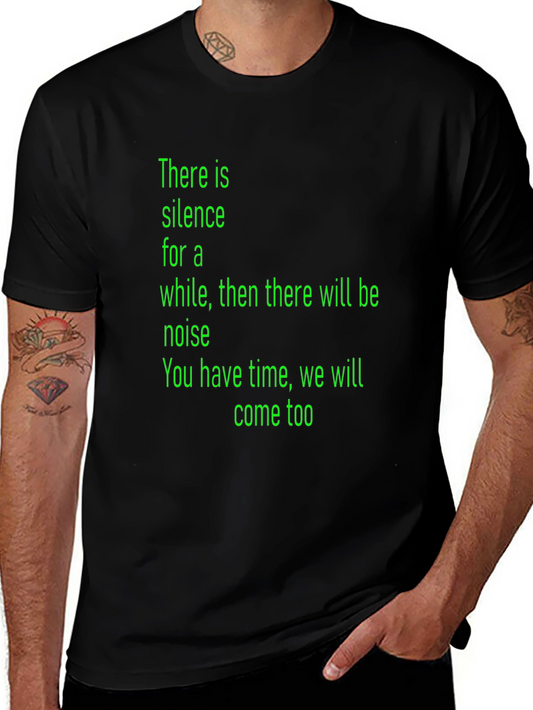 Silence & Noise Graphic Tee - Black