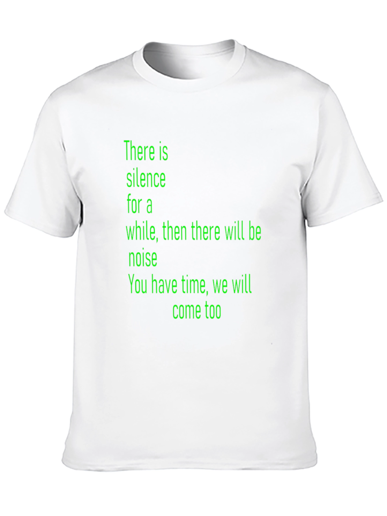 Silence & Noise Graphic Tee - Black