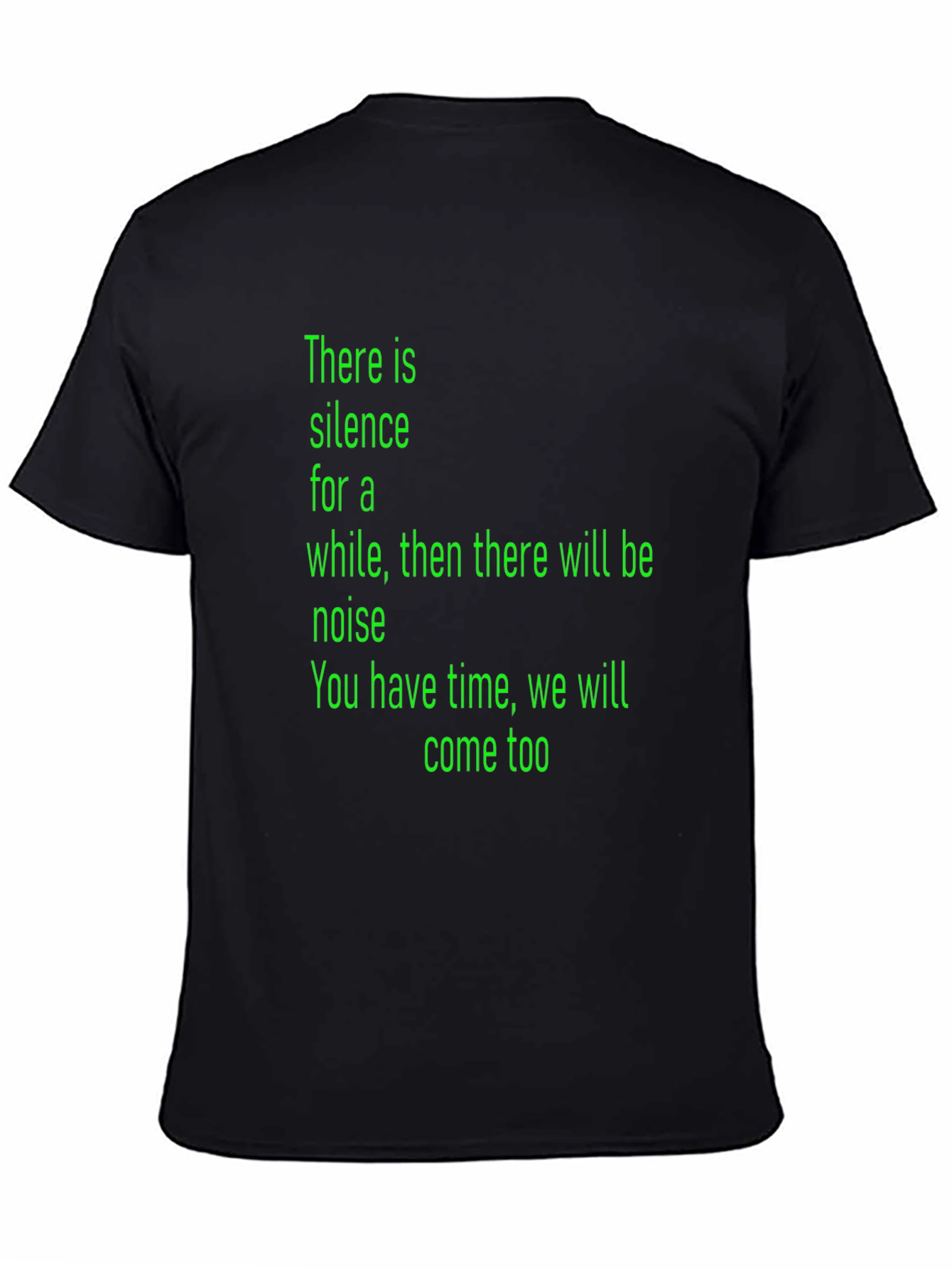 Silence & Noise Graphic Tee - Black