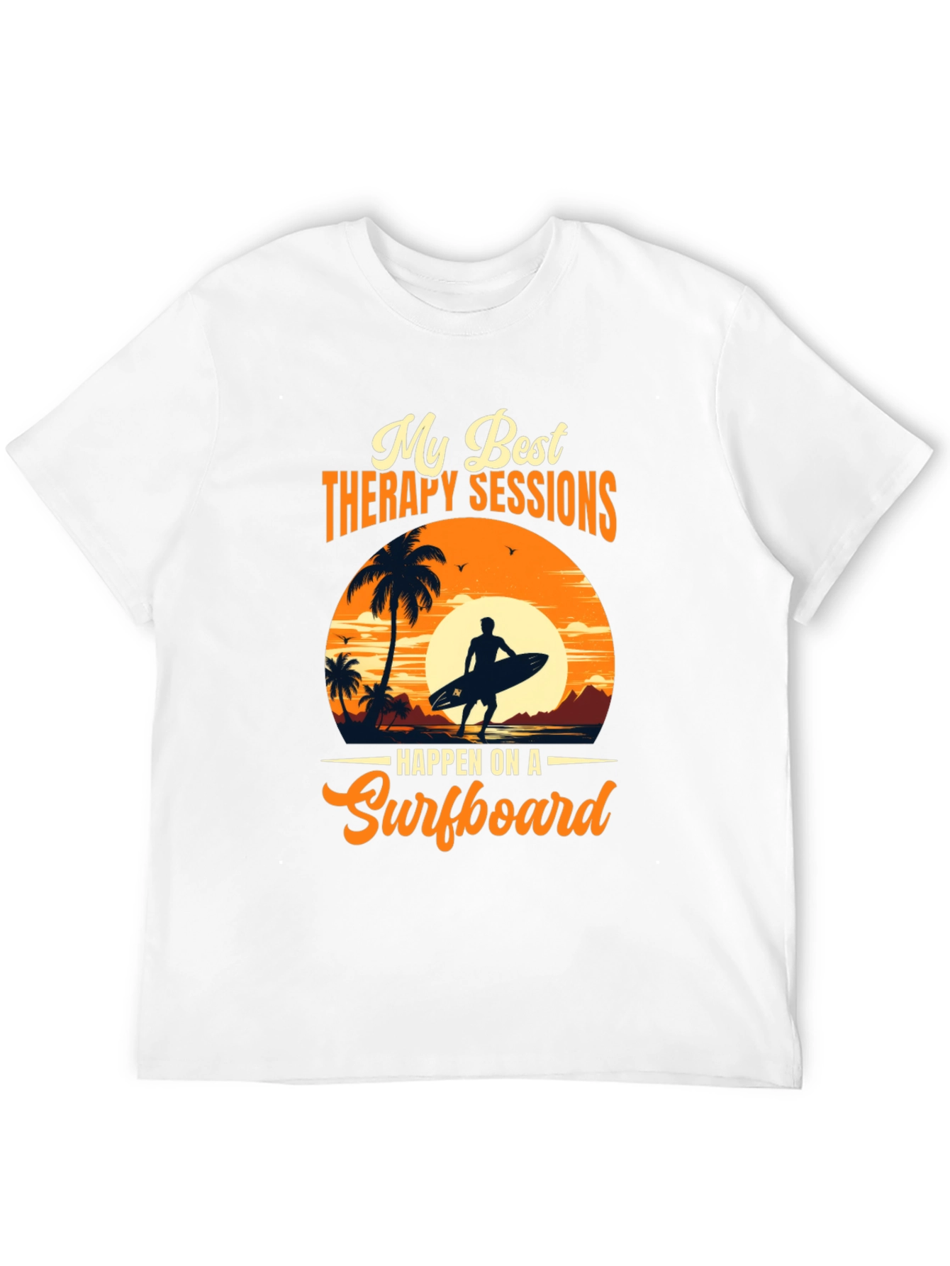 Surfing Therapy T-Shirt: Beach Vibes Apparel