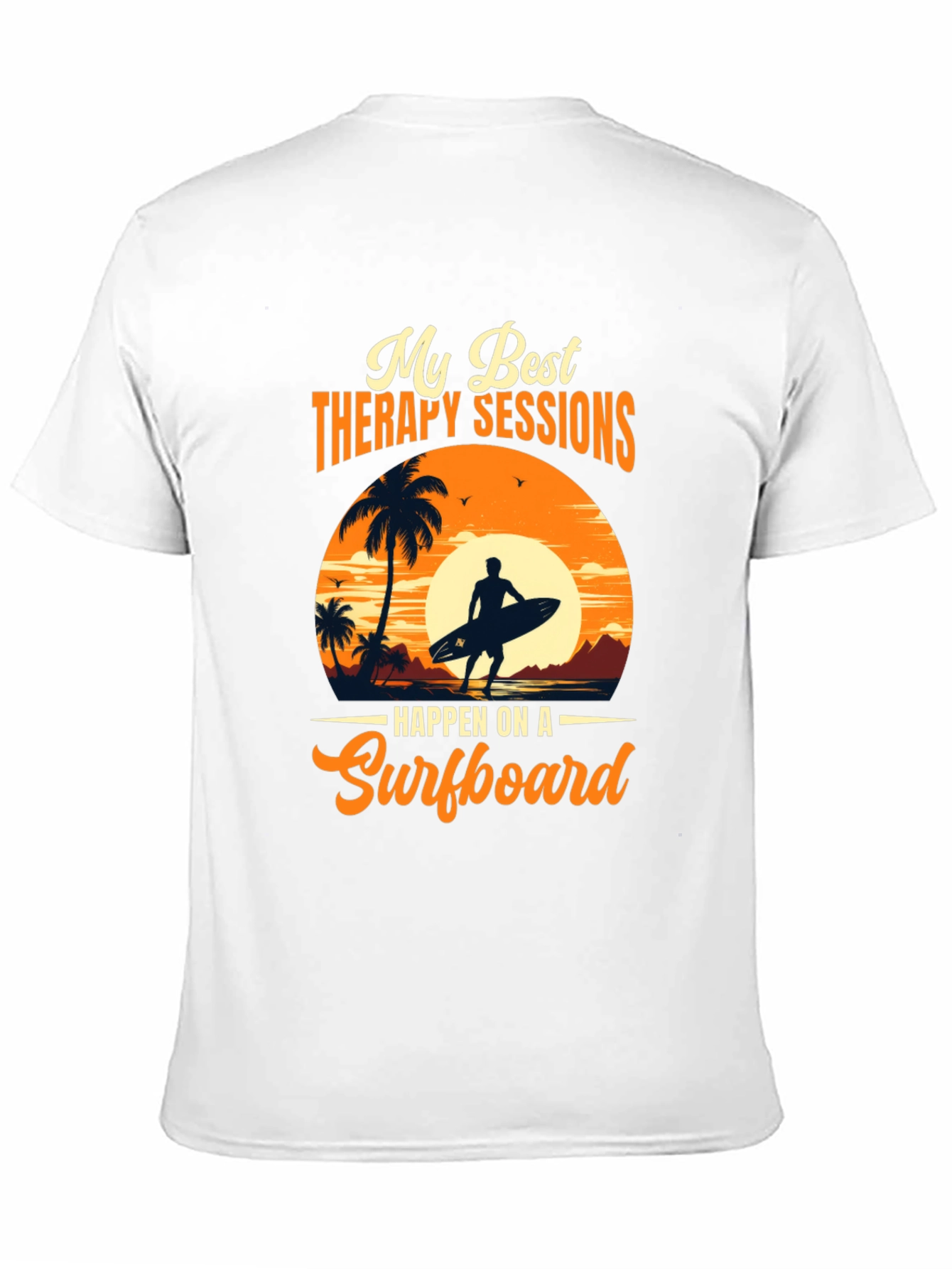Surfing Therapy T-Shirt: Beach Vibes Apparel