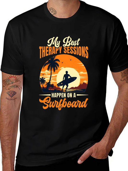 Surfing Therapy T-Shirt: Beach Vibes Apparel