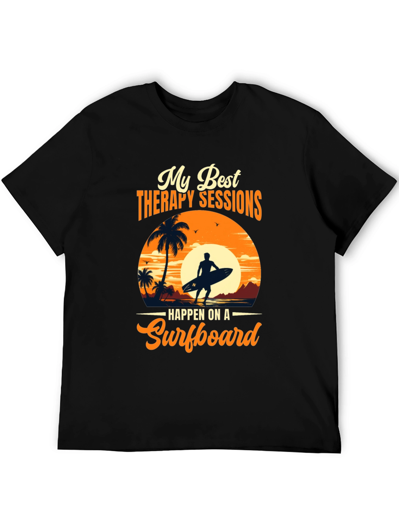 Surfing Therapy T-Shirt: Beach Vibes Apparel