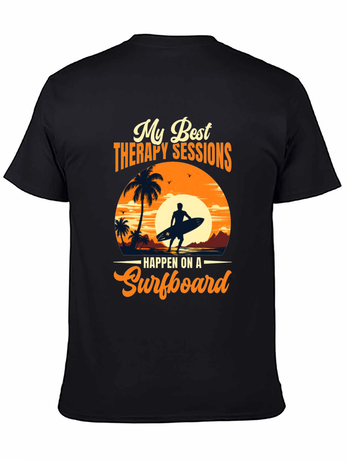 Surfing Therapy T-Shirt: Beach Vibes Apparel