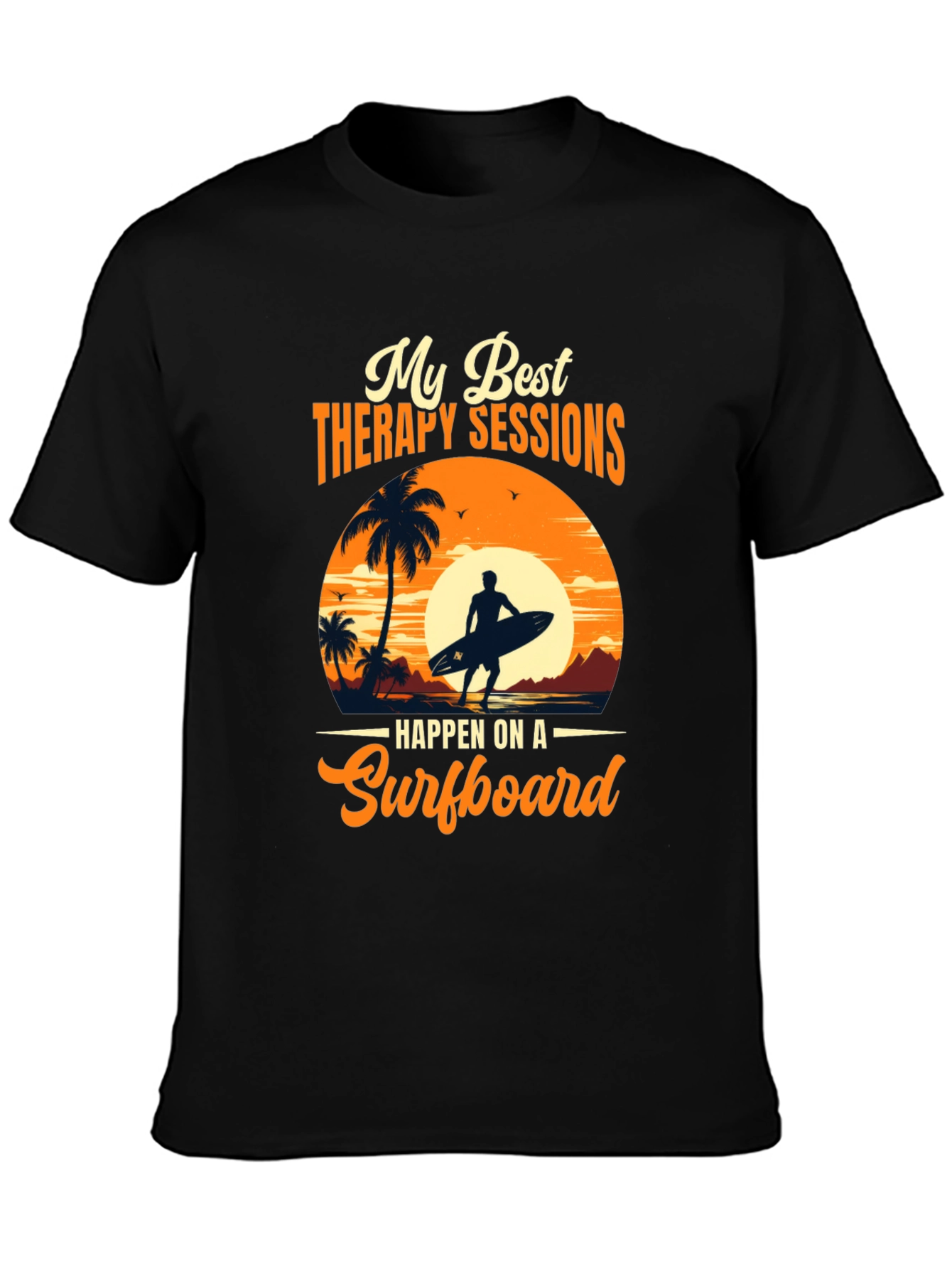 Surfing Therapy T-Shirt: Beach Vibes Apparel