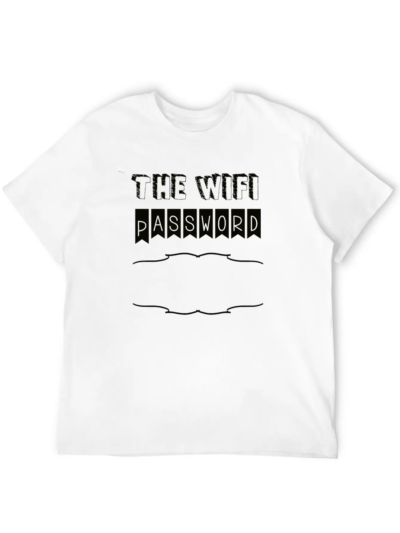 Wifi Password Comfortable Minimalist Graphic Tee – Summer Style Essential