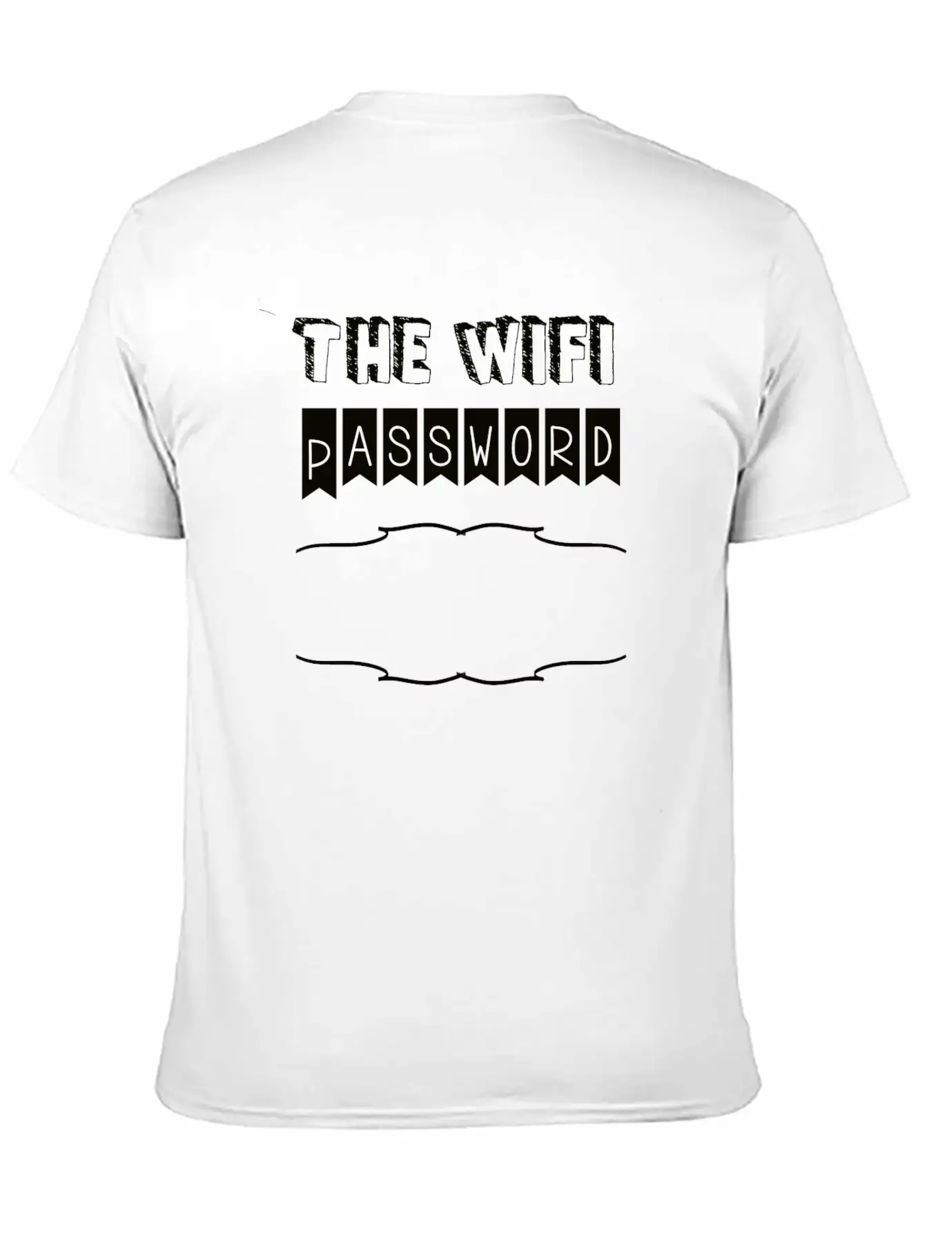 Wifi Password Comfortable Minimalist Graphic Tee – Summer Style Essential