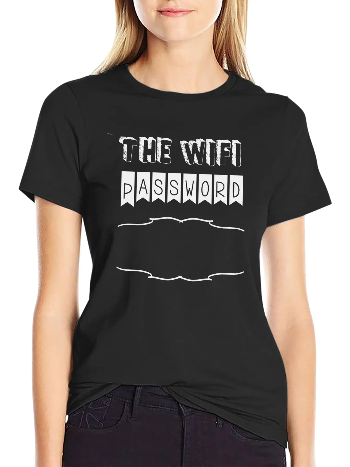 Wifi Password Comfortable Minimalist Graphic Tee – Summer Style Essential