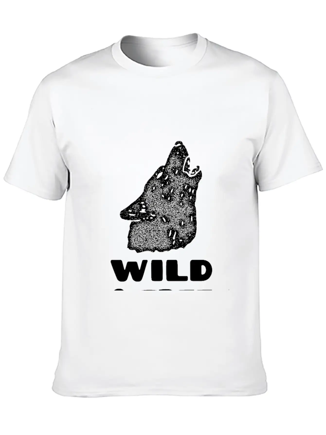Wild And Free Wolf Comfortable Minimalist Graphic Tee – Summer Style Essential