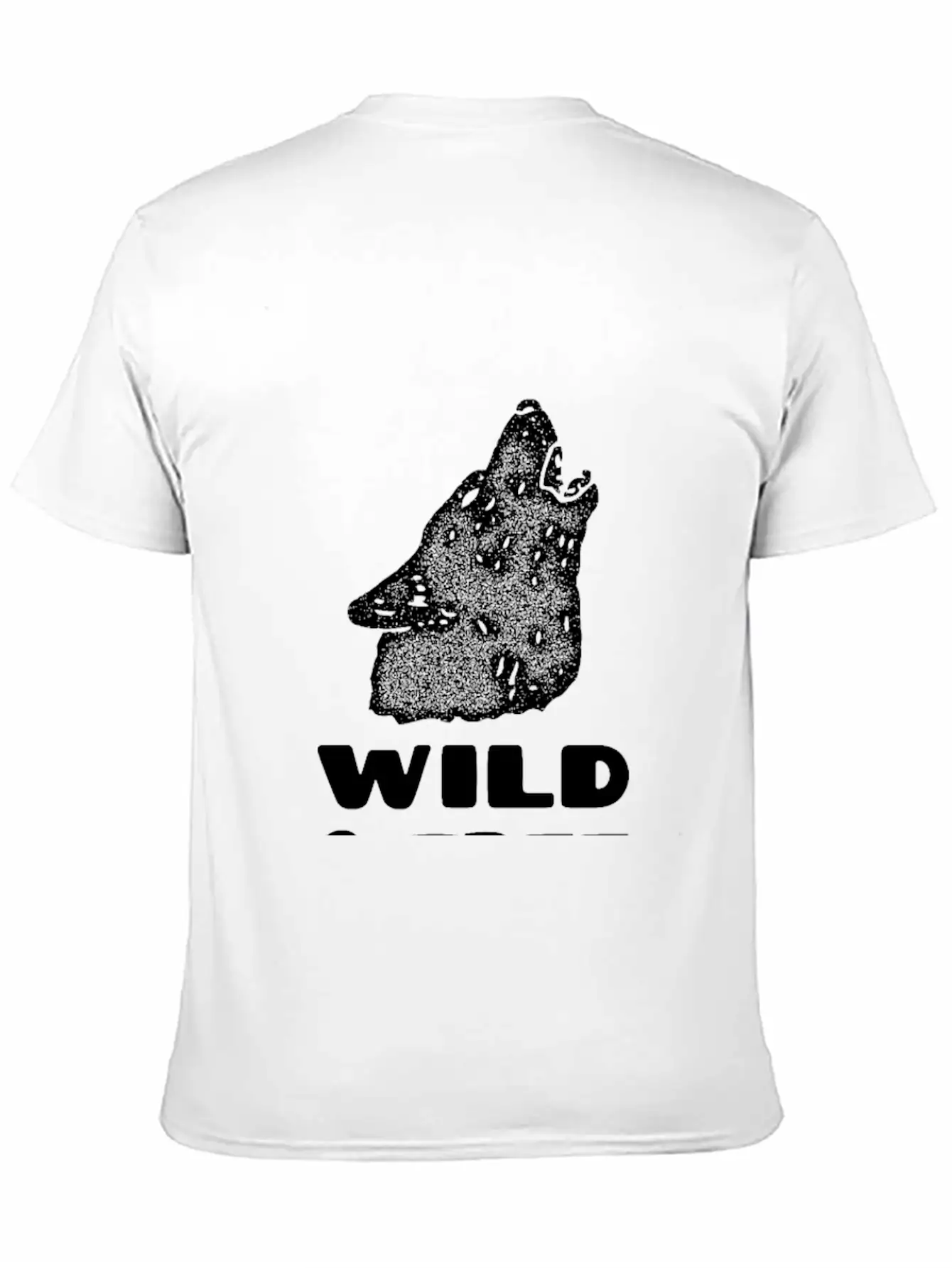 Wild And Free Wolf Comfortable Minimalist Graphic Tee – Summer Style Essential