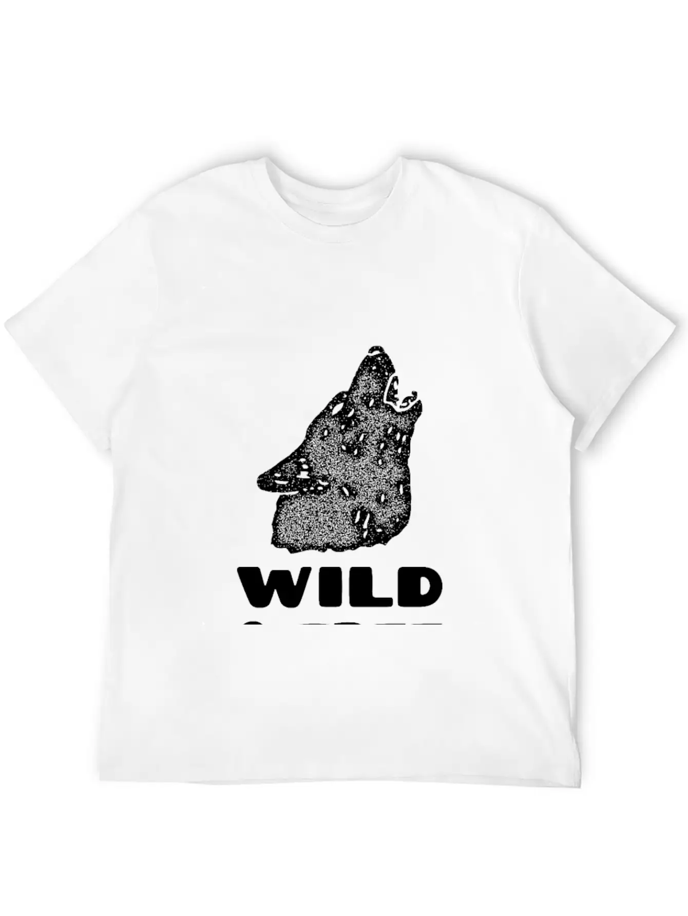 Wild And Free Wolf Comfortable Minimalist Graphic Tee – Summer Style Essential