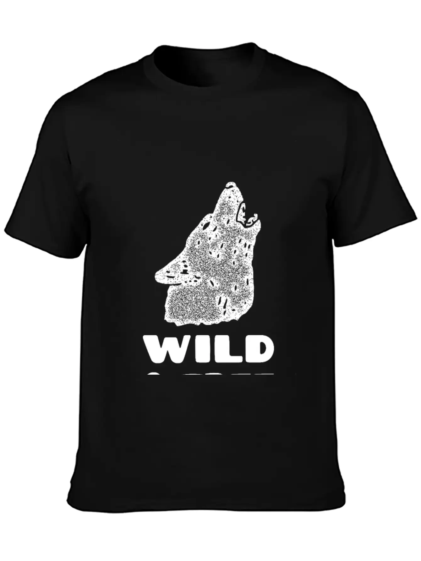 Wild And Free Wolf Comfortable Minimalist Graphic Tee – Summer Style Essential