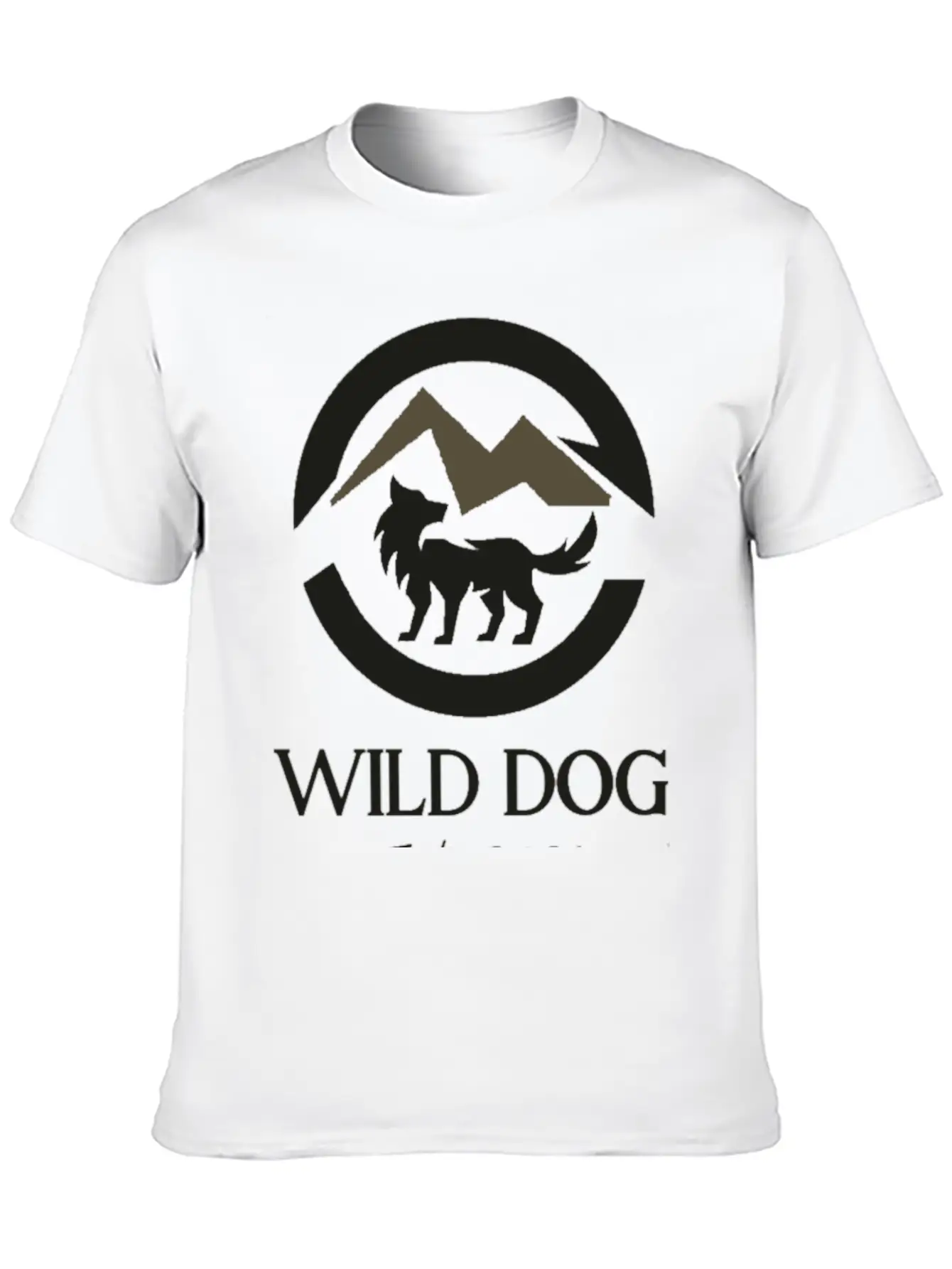 Wild Dog Logo Stylish Everyday T-Shirt – Unisex Basic Cotton Tee