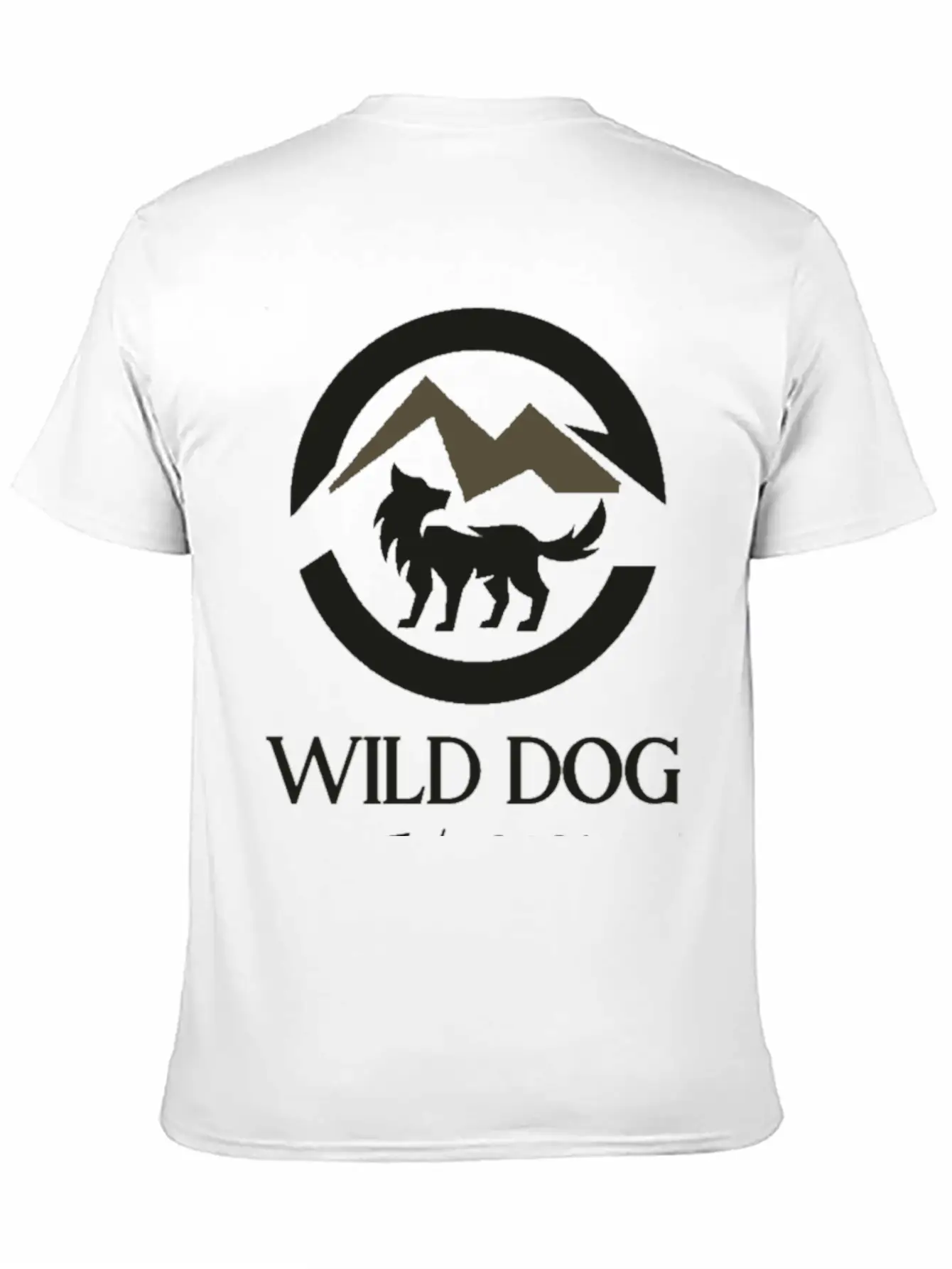 Wild Dog Logo Stylish Everyday T-Shirt – Unisex Basic Cotton Tee