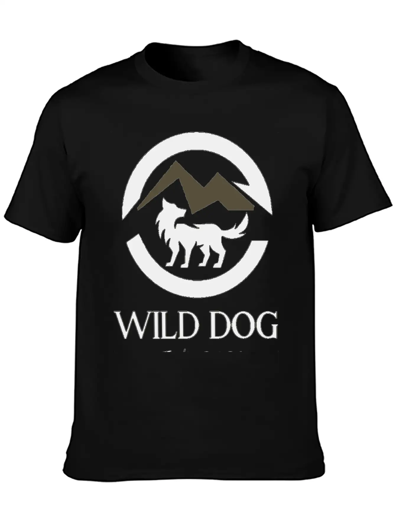 Wild Dog Logo Stylish Everyday T-Shirt – Unisex Basic Cotton Tee