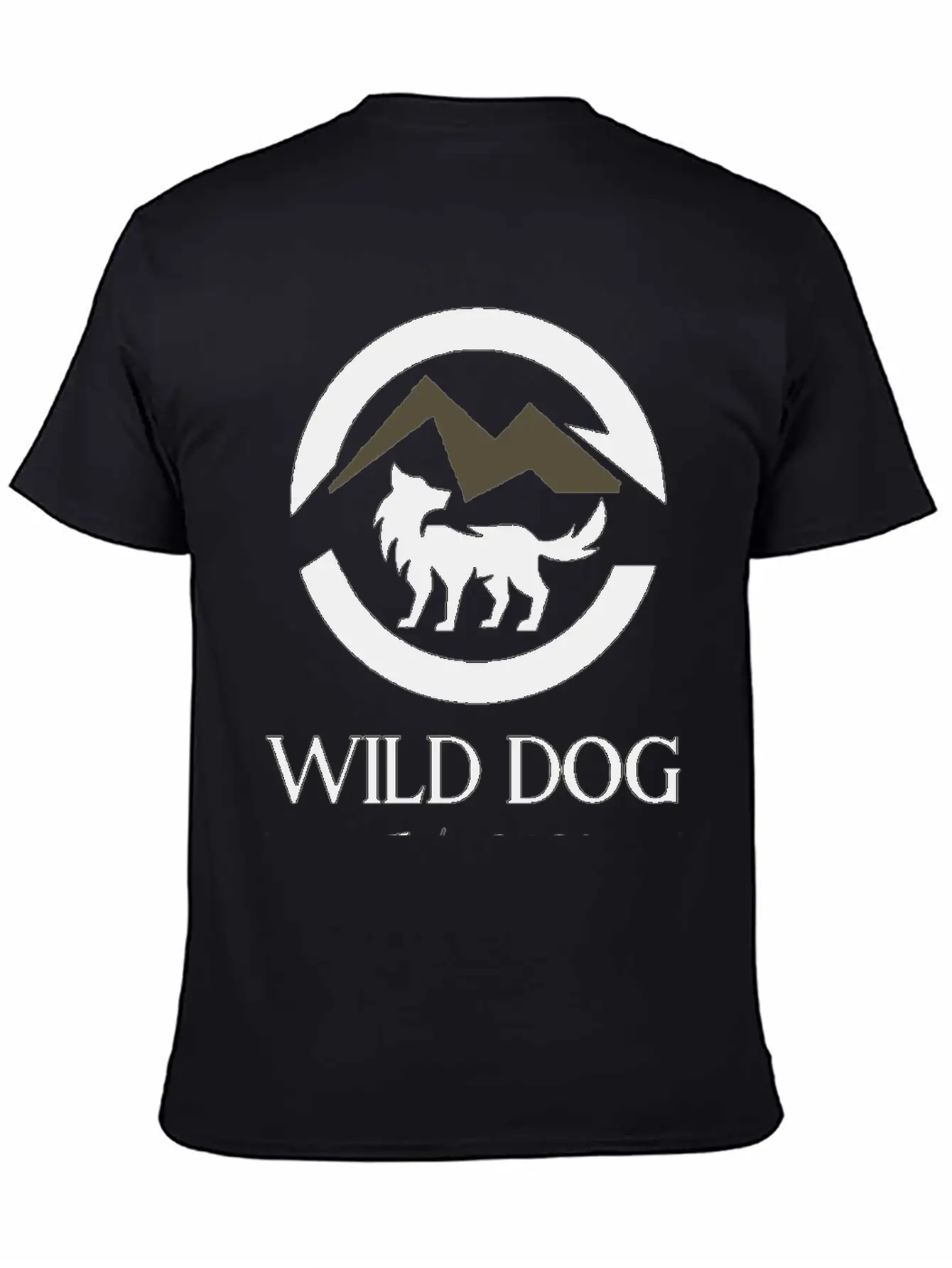 Wild Dog Logo Stylish Everyday T-Shirt – Unisex Basic Cotton Tee