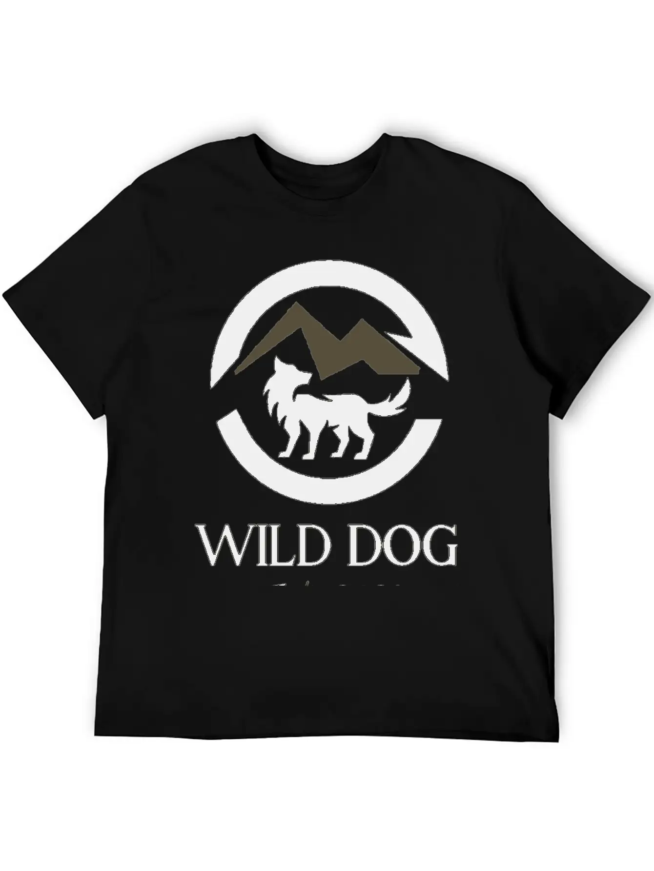 Wild Dog Logo Stylish Everyday T-Shirt – Unisex Basic Cotton Tee