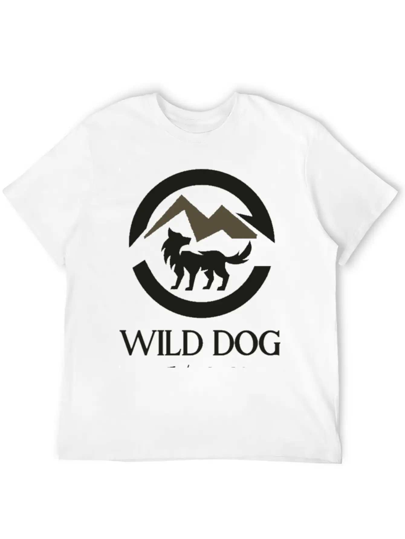 Wild Dog Logo Stylish Everyday T-Shirt – Unisex Basic Cotton Tee